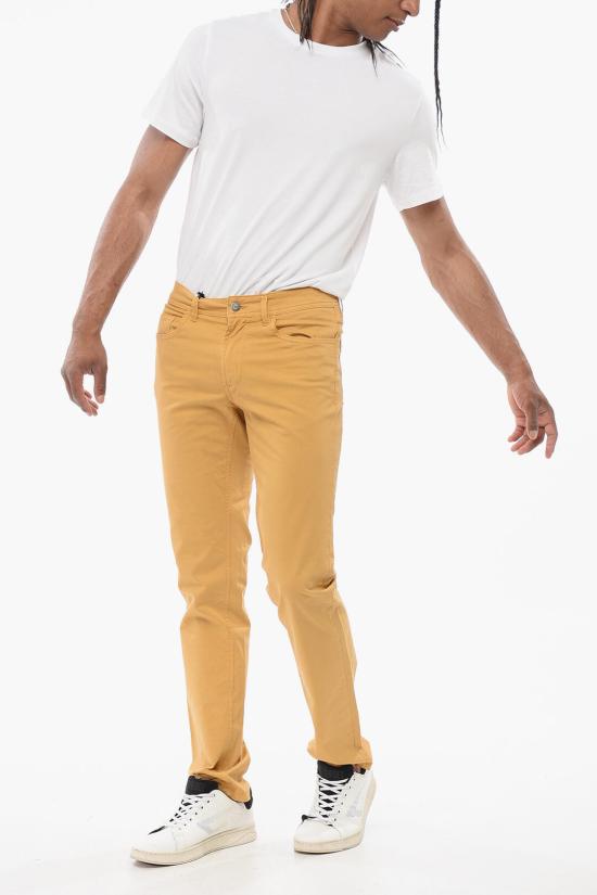  꼬르넬리아니 스트레이트 팬츠 794AC3 7120168 072 Yellow - CORNELIANI