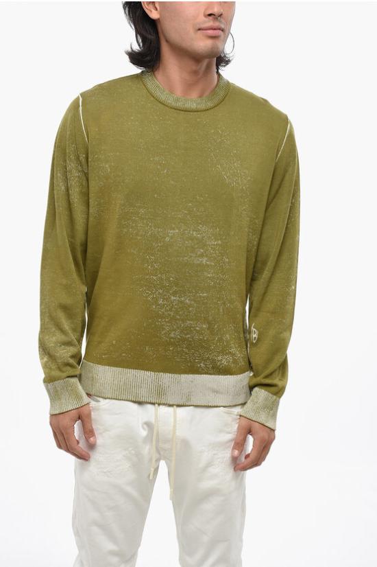  디젤 스웨터 A09492 0BEAR 5BK Military Green