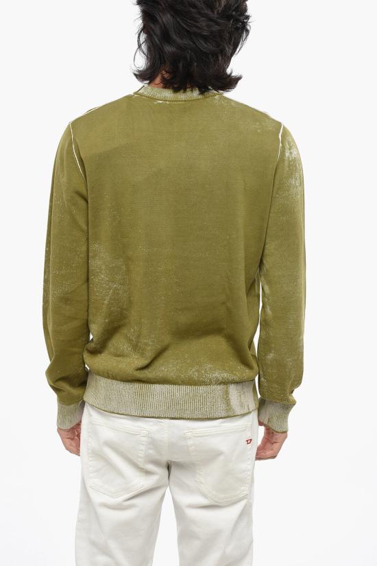  디젤 스웨터 A09492 0BEAR 5BK Military Green - DIESEL