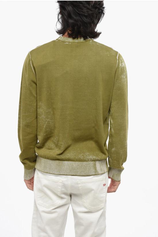  디젤 스웨터 A09492 0BEAR 5BK Military Green - DIESEL