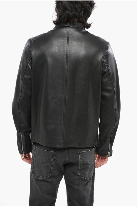  디젤 가죽 자켓 A08598 0AJIR 9XX Black - DIESEL
