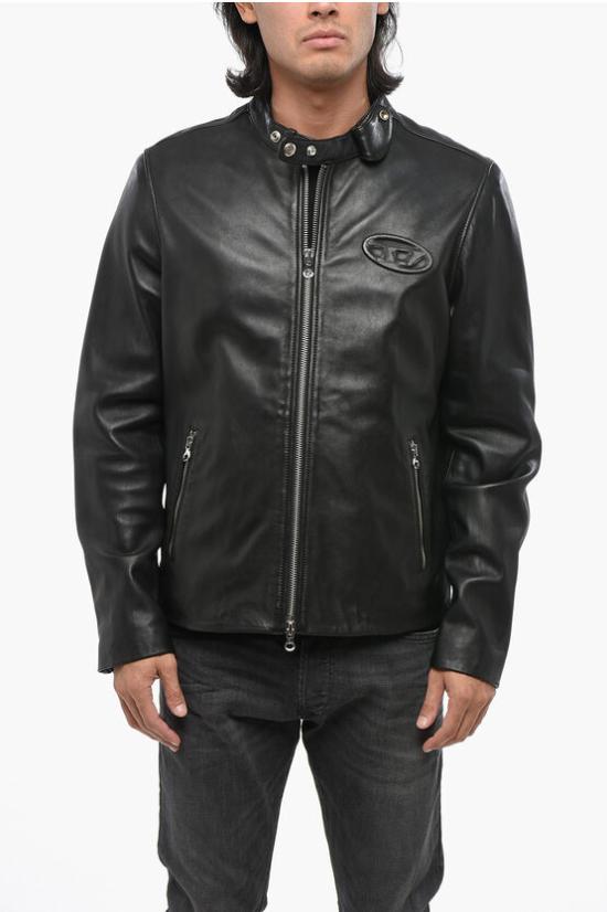  디젤 가죽 자켓 A08598 0AJIR 9XX Black