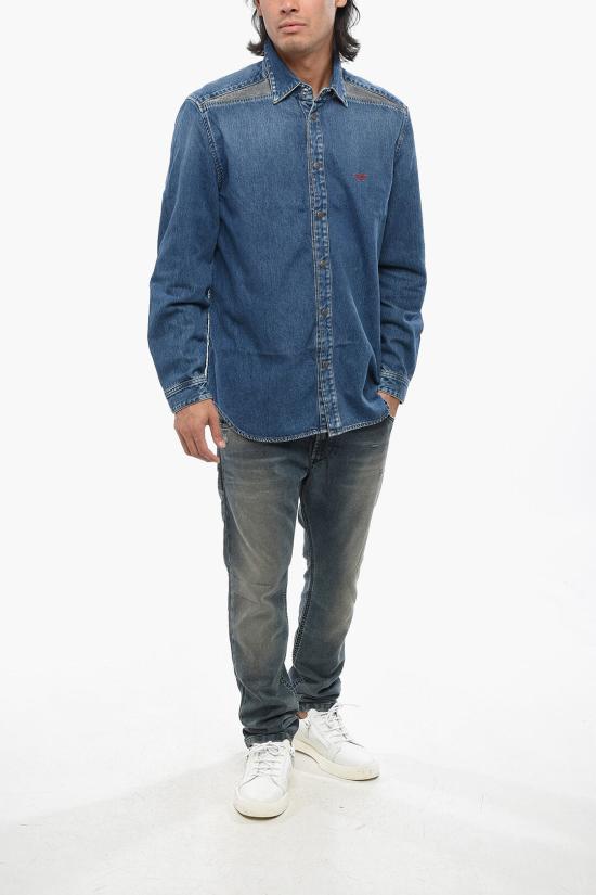  디젤 데님 셔츠 A09157 068CZ 01 Blue - DIESEL