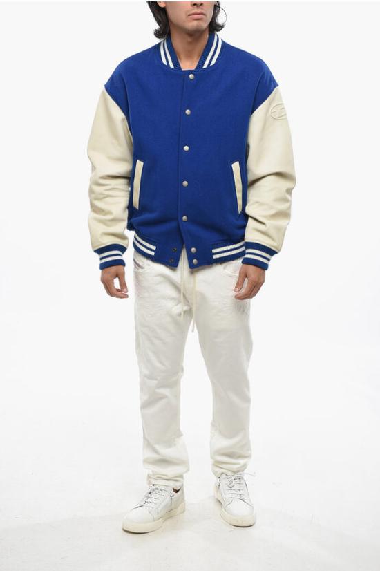  디젤 봄버 자켓 A10463 0LHAL 8EK Blue - DIESEL