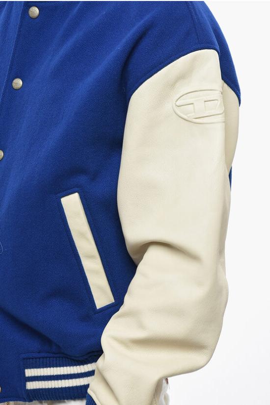  디젤 봄버 자켓 A10463 0LHAL 8EK Blue - DIESEL