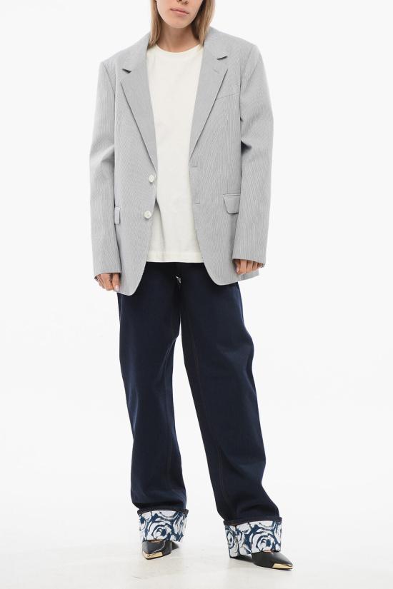  셀린느 수트 자켓 2V06J869W 01XB Gray - CELINE