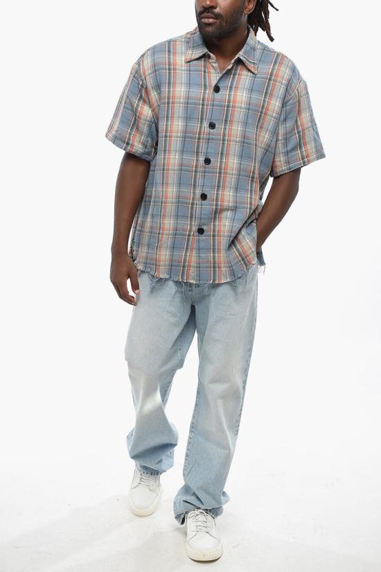  그렉로렌 긴팔 셔츠 HM124 FBPL Multicolor - GREG LAUREN