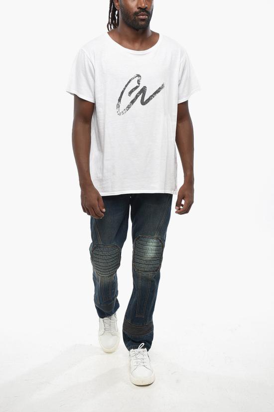  그렉로렌 반팔 티셔츠 FM186 WHTE White - GREG LAUREN