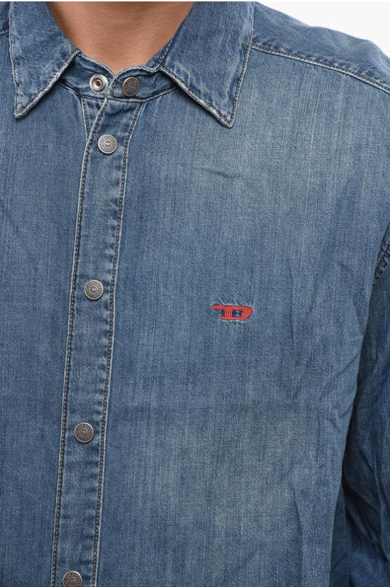  디젤 데님 셔츠 A03534 068GM 01 Blue - DIESEL
