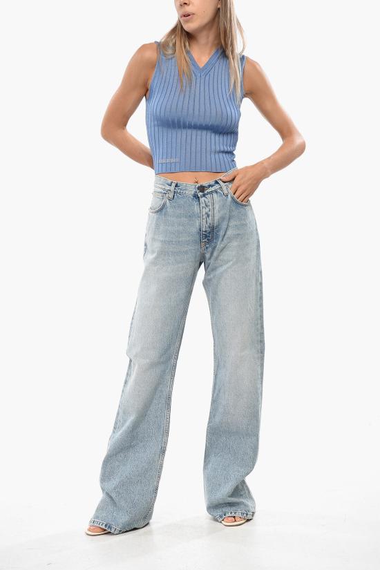  발렌시아가 데님 팬츠 794047TDW14 4141 Blue - BALENCIAGA