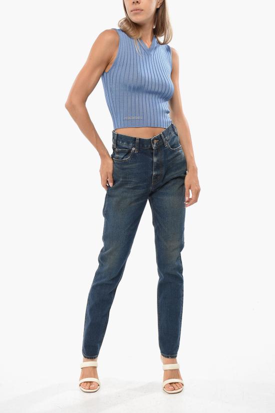  셀린느 데님 팬츠 2N128640E 07ID Blue - CELINE