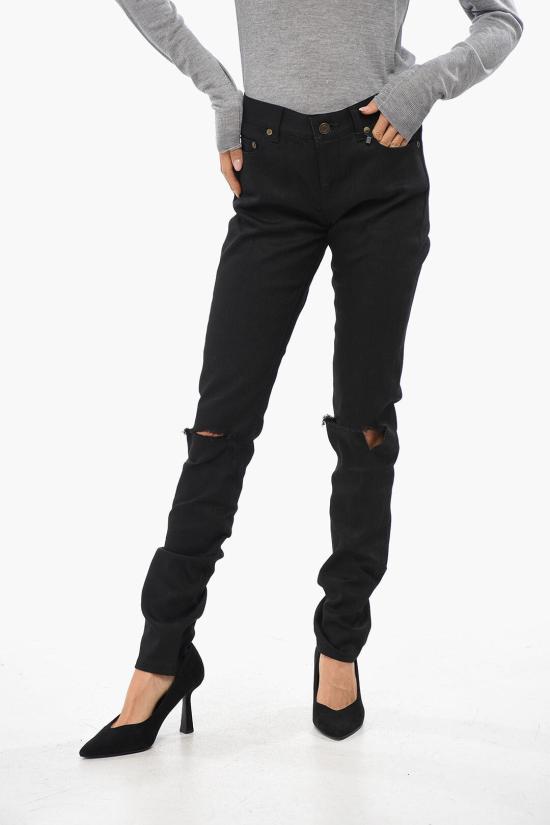  생로랑 데님 팬츠 398184 Y483I 1080 Black
