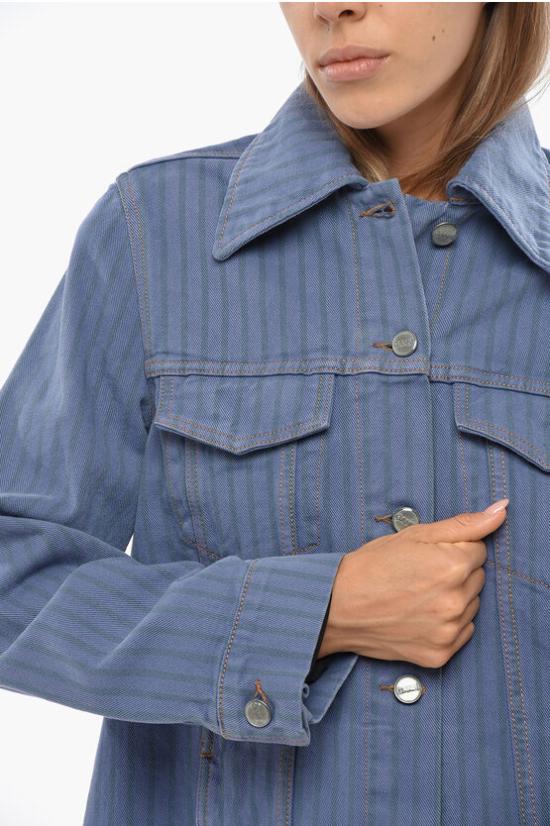  가니 데님 자켓 J1522 083 Blue - GANNI