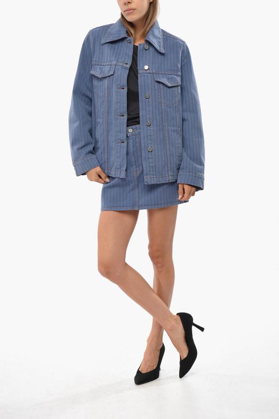  가니 데님 자켓 J1522 083 Blue - GANNI