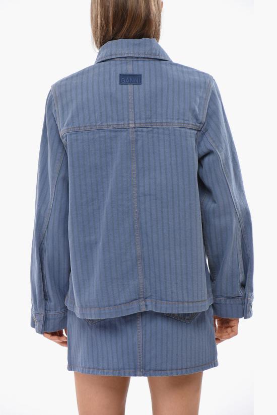  가니 데님 자켓 J1522 083 Blue - GANNI