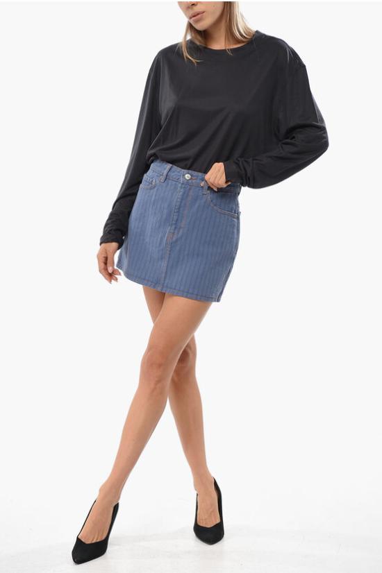  가니 숏 스커트 J1504 083 Blue - GANNI