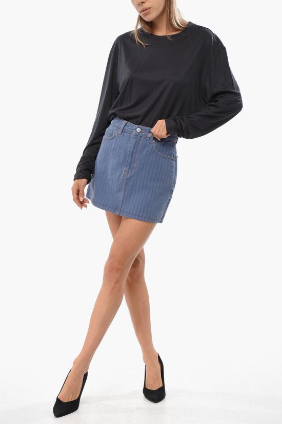  가니 숏 스커트 J1504 083 Blue - GANNI