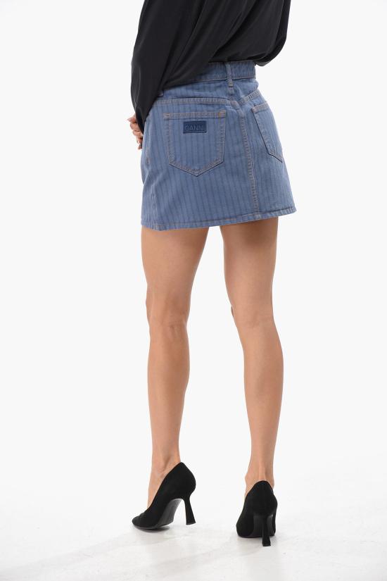  가니 숏 스커트 J1504 083 Blue - GANNI