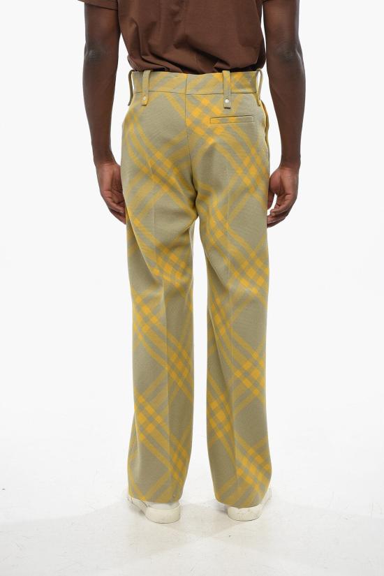  버버리 스트레이트 팬츠 8079153 B7363 Yellow - BURBERRY