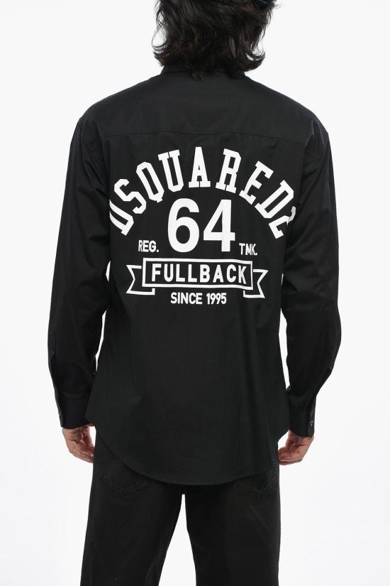  디스퀘어드2 긴팔 셔츠 S71DM0668 S36275 900 Black - DSQUARED2