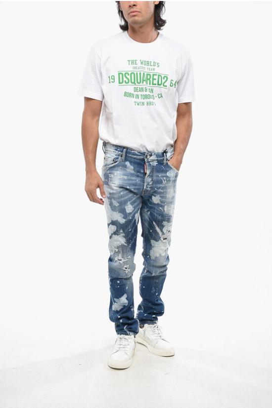  디스퀘어드2 데님 팬츠 S71LB1180 S30342 470 Blue - DSQUARED2