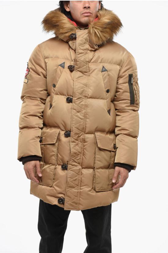  디스퀘어드2 롱패딩 S71AA0445 S53151 124 Brown