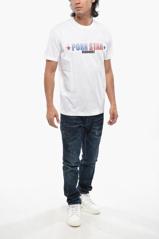  디스퀘어드2 반팔 티셔츠 S71GD1408 S23009 100 White - DSQUARED2