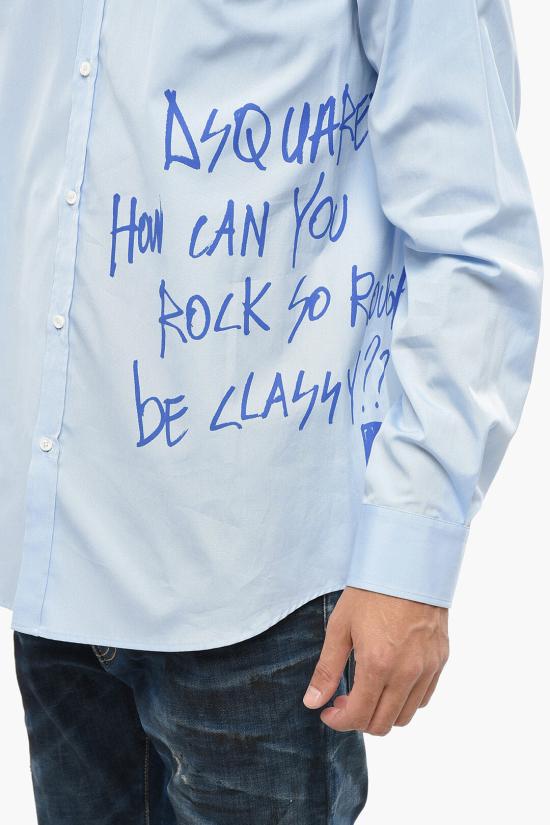  디스퀘어드2 긴팔 셔츠 S71DM0669 S36275 465 Light blue - DSQUARED2