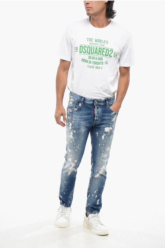  디스퀘어드2 데님 팬츠 S74LB1359 S30342 470 Blue - DSQUARED2