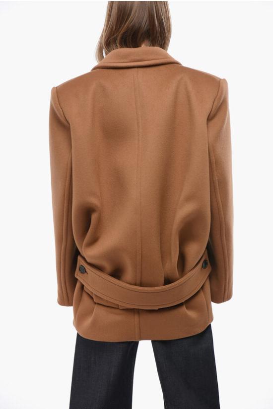  생로랑 코트 808239Y060R2577 Brown - SAINT LAURENT