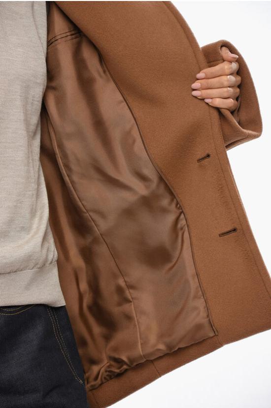  생로랑 코트 808239Y060R2577 Brown - SAINT LAURENT