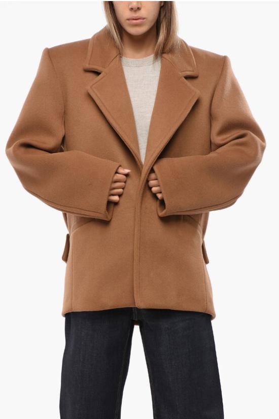  생로랑 코트 808239Y060R2577 Brown