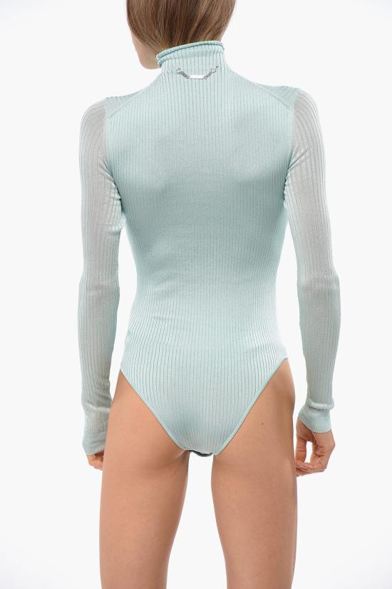  펜디 바디수트 티셔츠 FZXC47 ASOV F1PNK Light blue - FENDI