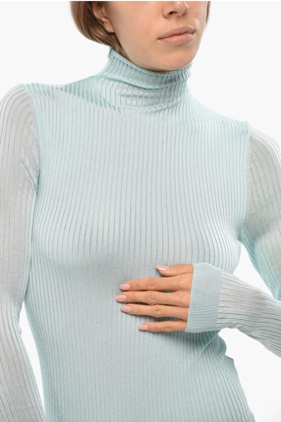  펜디 바디수트 티셔츠 FZXC47 ASOV F1PNK Light blue - FENDI