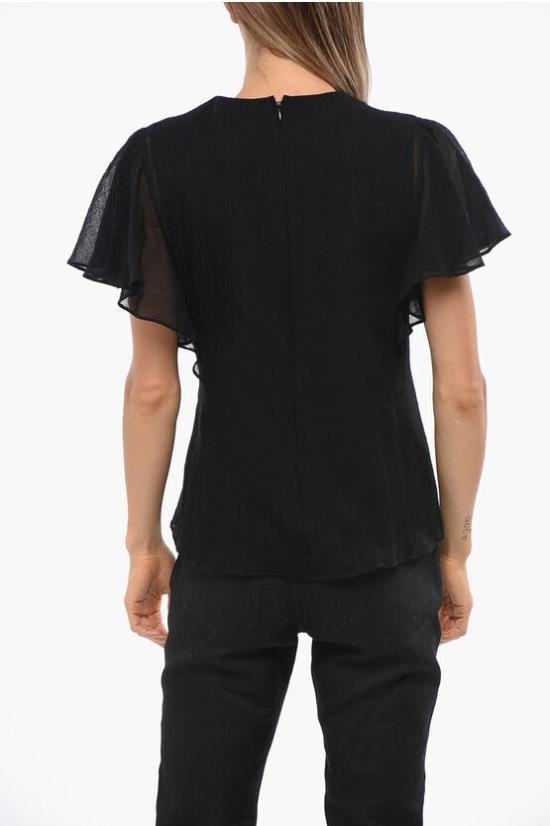  끌로에 블라우스 CHC23WHT20061001 Black - CHLOE