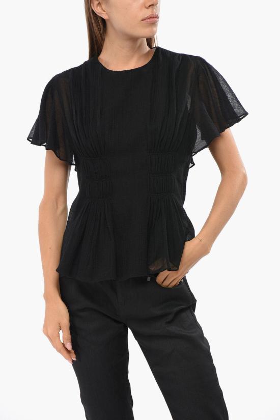  끌로에 블라우스 CHC23WHT20061001 Black