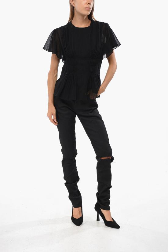  끌로에 블라우스 CHC23WHT20061001 Black - CHLOE