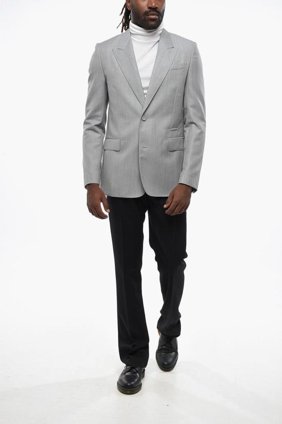  디올 수트 자켓 493C202A6202 820 Gray - DIOR