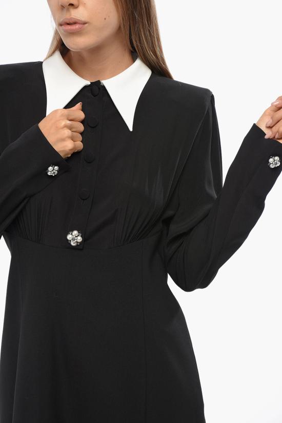  베르사체 숏 원피스 10169451A123041B000 Black - VERSACE