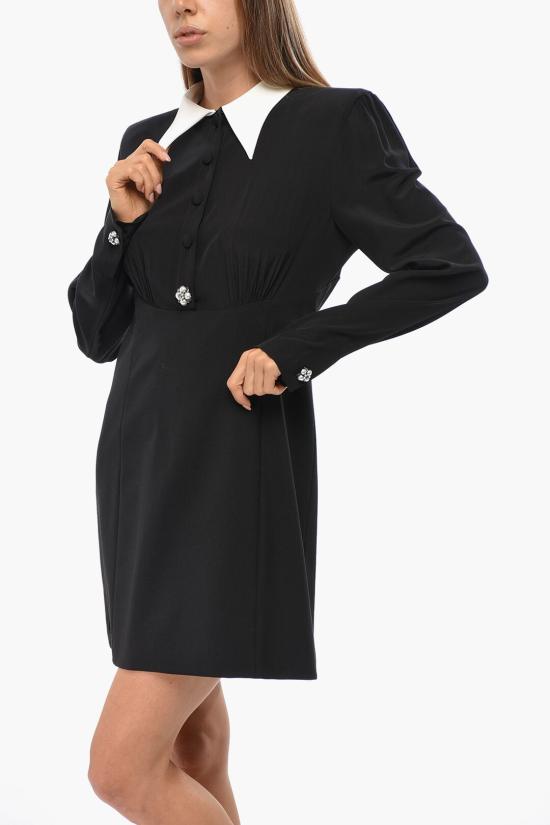  베르사체 숏 원피스 10169451A123041B000 Black - VERSACE