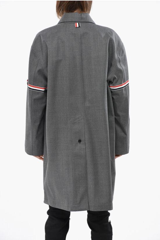  톰브라운 코트 FOC859O F0696 035 Gray - THOM BROWNE