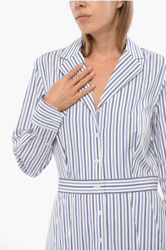  톰브라운 롱 원피스 FDSE42AF0552 415 White - THOM BROWNE