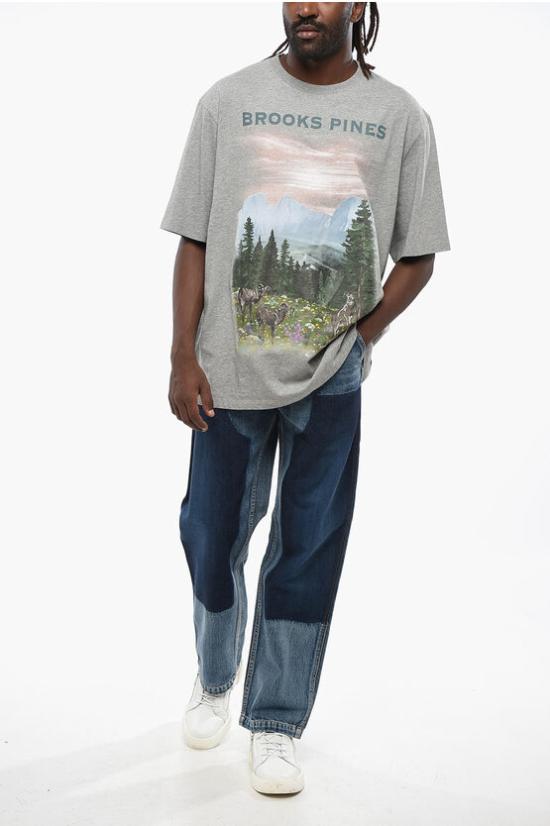  로에베 반팔 티셔츠 H526Y22XBB1440 Gray - LOEWE