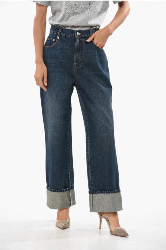  알렉산더 맥퀸 데님 팬츠 797823QMACS 4297 Blue