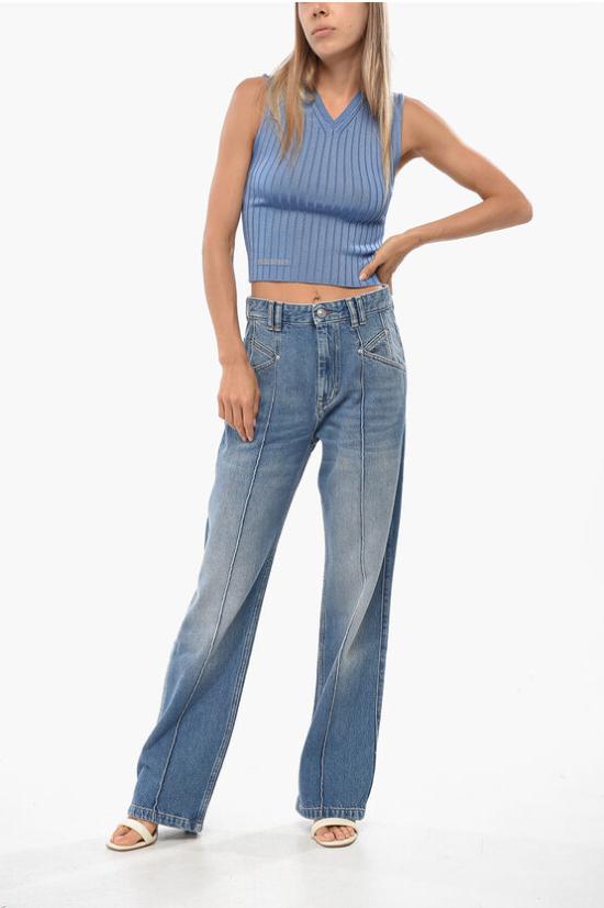  이자벨마랑 데님 팬츠 PA0054FD B1H06I 30BU Blue - ISABEL MARANT