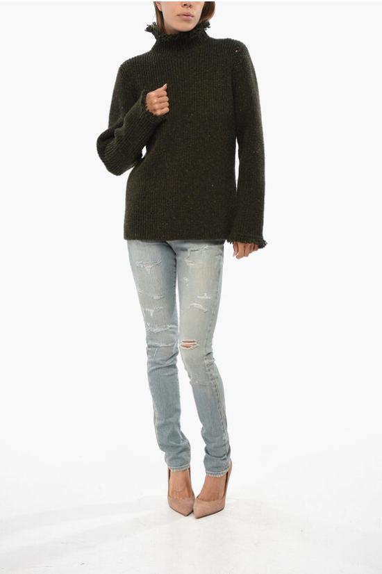  버버리 터틀넥 8098792 C1429 Green - BURBERRY