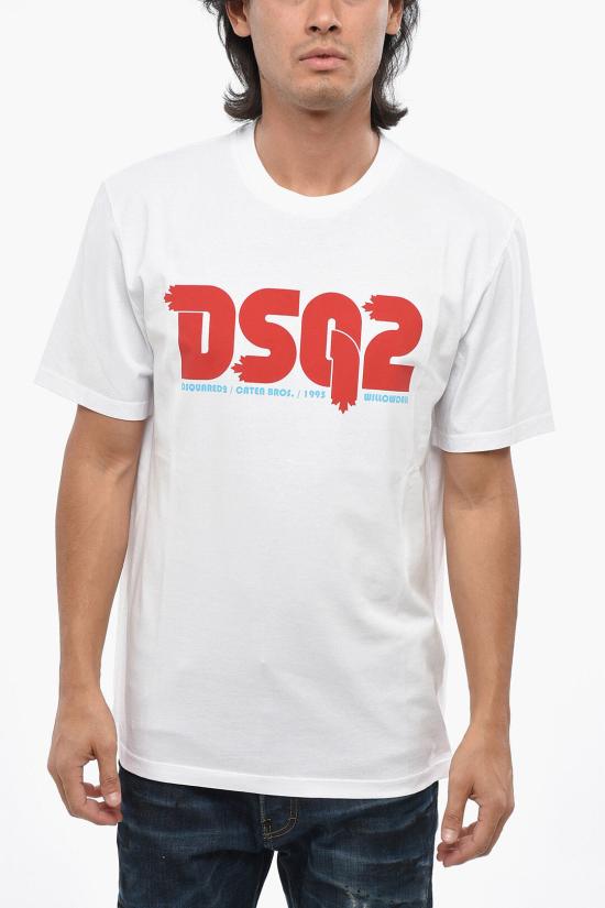 디스퀘어드2 반팔 티셔츠 S71GD1455 D20020 100 White
