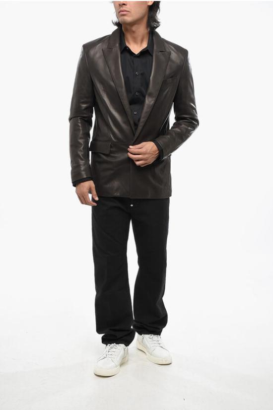  디스퀘어드2 가죽 자켓 S71BN0957 SX8131 144 Brown - DSQUARED2