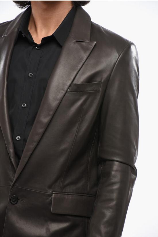  디스퀘어드2 가죽 자켓 S71BN0957 SX8131 144 Brown - DSQUARED2