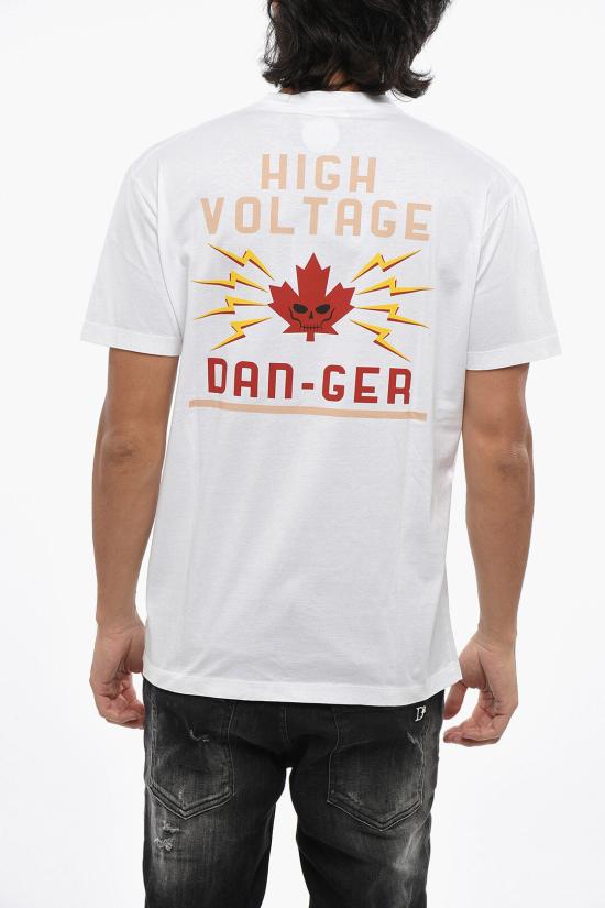  디스퀘어드2 반팔 티셔츠 S71GD1467 S23009 100 White - DSQUARED2